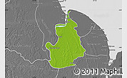 Physical Map of VI-1 East Berbice/W.Canje, desaturated