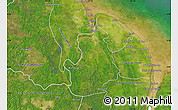 Satellite Map of VI-1 East Berbice/W.Canje