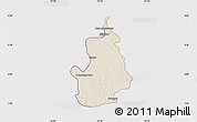 Shaded Relief Map of VI-1 East Berbice/W.Canje, cropped outside