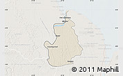 Shaded Relief Map of VI-1 East Berbice/W.Canje, lighten