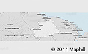 Silver Style Panoramic Map of VI-1 East Berbice/W.Canje