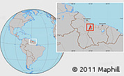 Gray Location Map of VI-5 Left Bank Upper Canj