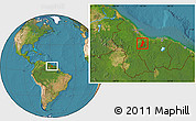 Satellite Location Map of VI-5 Left Bank Upper Canj