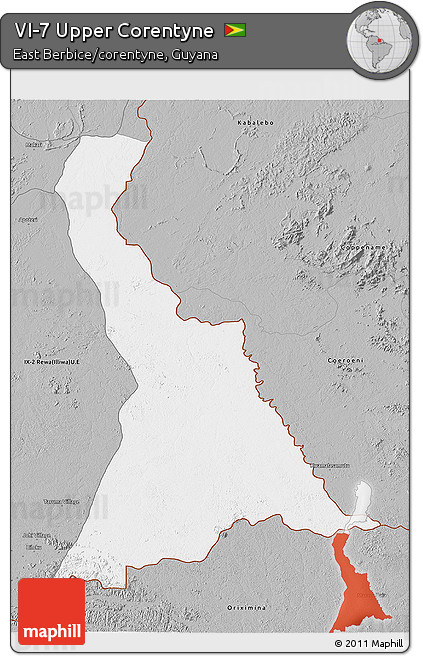 Gray 3D Map of VI-7 Upper Corentyne
