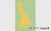 Savanna Style Map of VI-7 Upper Corentyne, single color outside