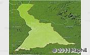 Physical Panoramic Map of VI-7 Upper Corentyne, satellite outside