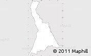 Silver Style Simple Map of VI-7 Upper Corentyne, cropped outside