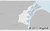 Gray 3D Map of III-1 Essequibo Islands, single color outside