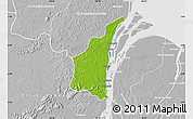 Physical Map of III-1 Essequibo Islands, lighten, desaturated