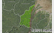 Satellite Map of III-1 Essequibo Islands, semi-desaturated