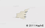 Shaded Relief Panoramic Map of III-1 Essequibo Islands, cropped outside