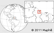 Blank Location Map of III-3 Lower West Demerara