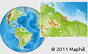Physical Location Map of III-3 Lower West Demerara