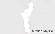 Classic Style Simple Map of III-3 Lower West Demerara, cropped outside