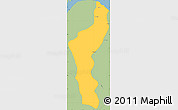 Savanna Style Simple Map of III-3 Lower West Demerara