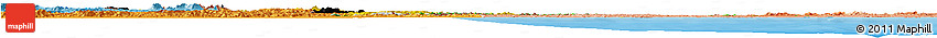 Flag Horizon Map of Guyana, political outside, flag centered