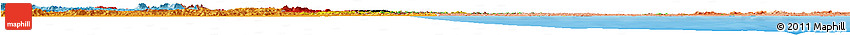 Flag Horizon Map of Guyana, political outside Flag Horizon Map of Guyana, political outside