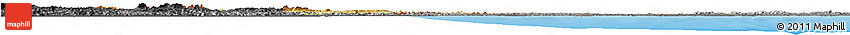 Physical Horizon Map of Guyana, darken, desaturated, land only