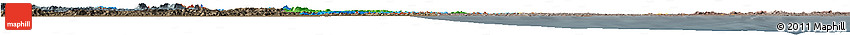 Political Horizon Map of Guyana, darken, semi-desaturated