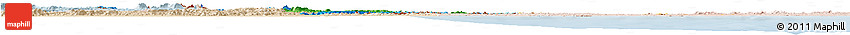 Political Horizon Map of Guyana, lighten