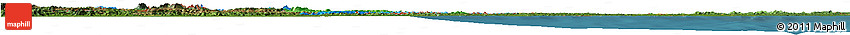 Political Horizon Map of Guyana, satellite outside