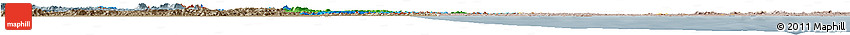 Political Horizon Map of Guyana, semi-desaturated