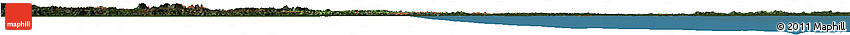 Satellite Horizon Map of Guyana, darken, land only