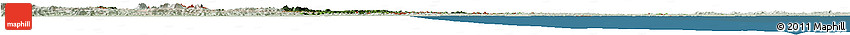 Satellite Horizon Map of Guyana, lighten, land only