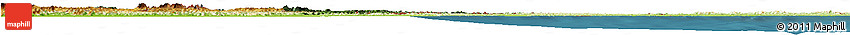 Satellite Horizon Map of Guyana, physical outside, satellite sea