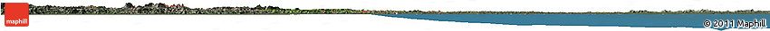 Satellite Horizon Map of Guyana, semi-desaturated, land only