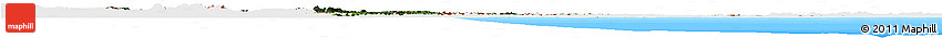 Satellite Horizon Map of Guyana, single color outside, bathymetry sea