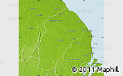 Physical Map of II-1 Moruka/Pomeroon