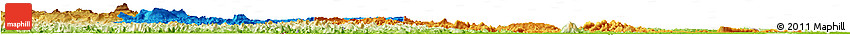 Political Horizon Map of Potaro/siparuni, physical outside Political Horizon Map of Potaro/siparuni, physical outside