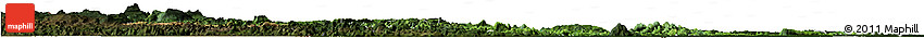 Satellite Horizon Map of Potaro/siparuni, darken