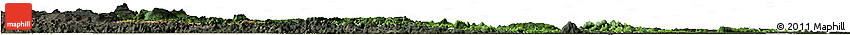 Satellite Horizon Map of Potaro/siparuni, darken, semi-desaturated