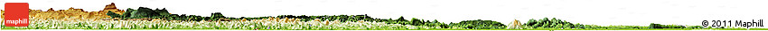 Satellite Horizon Map of Potaro/siparuni, physical outside