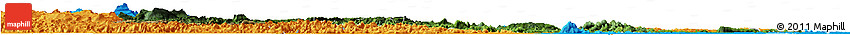 Satellite Horizon Map of Potaro/siparuni, political outside