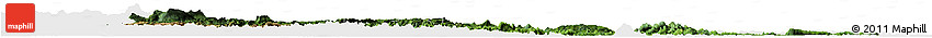 Satellite Horizon Map of Potaro/siparuni, single color outside