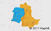 Political Map of Potaro/siparuni, cropped outside