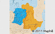 Political Map of Potaro/siparuni, lighten