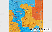 Political Map of Potaro/siparuni, political shades outside