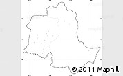 Blank Simple Map of Potaro/siparuni, cropped outside, no labels