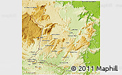 Physical 3D Map of VIII-1 Ireng/Upper Potaro