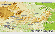 Physical Panoramic Map of VIII-1 Ireng/Upper Potaro