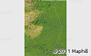 Satellite 3D Map of Upper Takutu/u.Essequibo