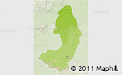 Physical 3D Map of IX-2 Rewa(Illiwa)/U.E, lighten