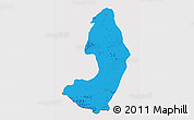 Political 3D Map of IX-2 Rewa(Illiwa)/U.E, cropped outside