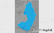 Political 3D Map of IX-2 Rewa(Illiwa)/U.E, desaturated