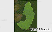 Satellite 3D Map of IX-2 Rewa(Illiwa)/U.E, darken