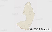 Shaded Relief 3D Map of IX-2 Rewa(Illiwa)/U.E, cropped outside